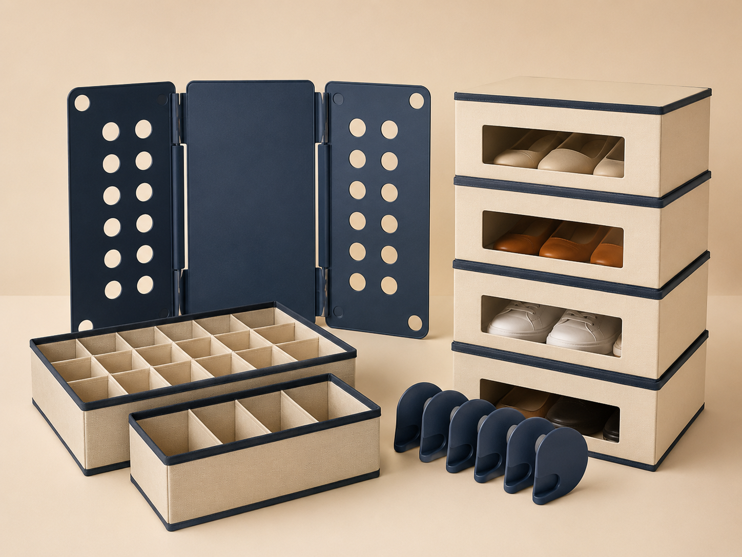 Closet Refresh Kit — Sort a wardrobe and drawers in one afternoon.
